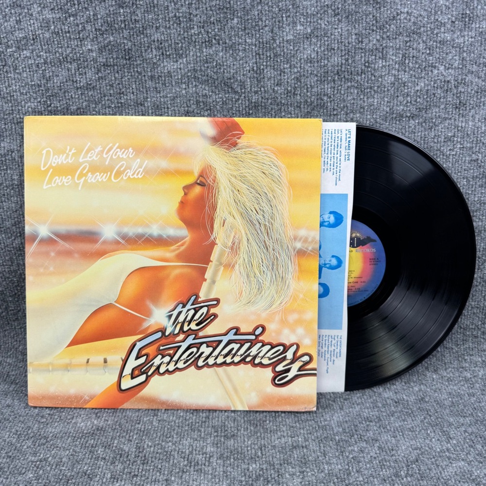 The Entertainers Don't Let Your Love Grow Cold Vinyl LP Metro Records 1987